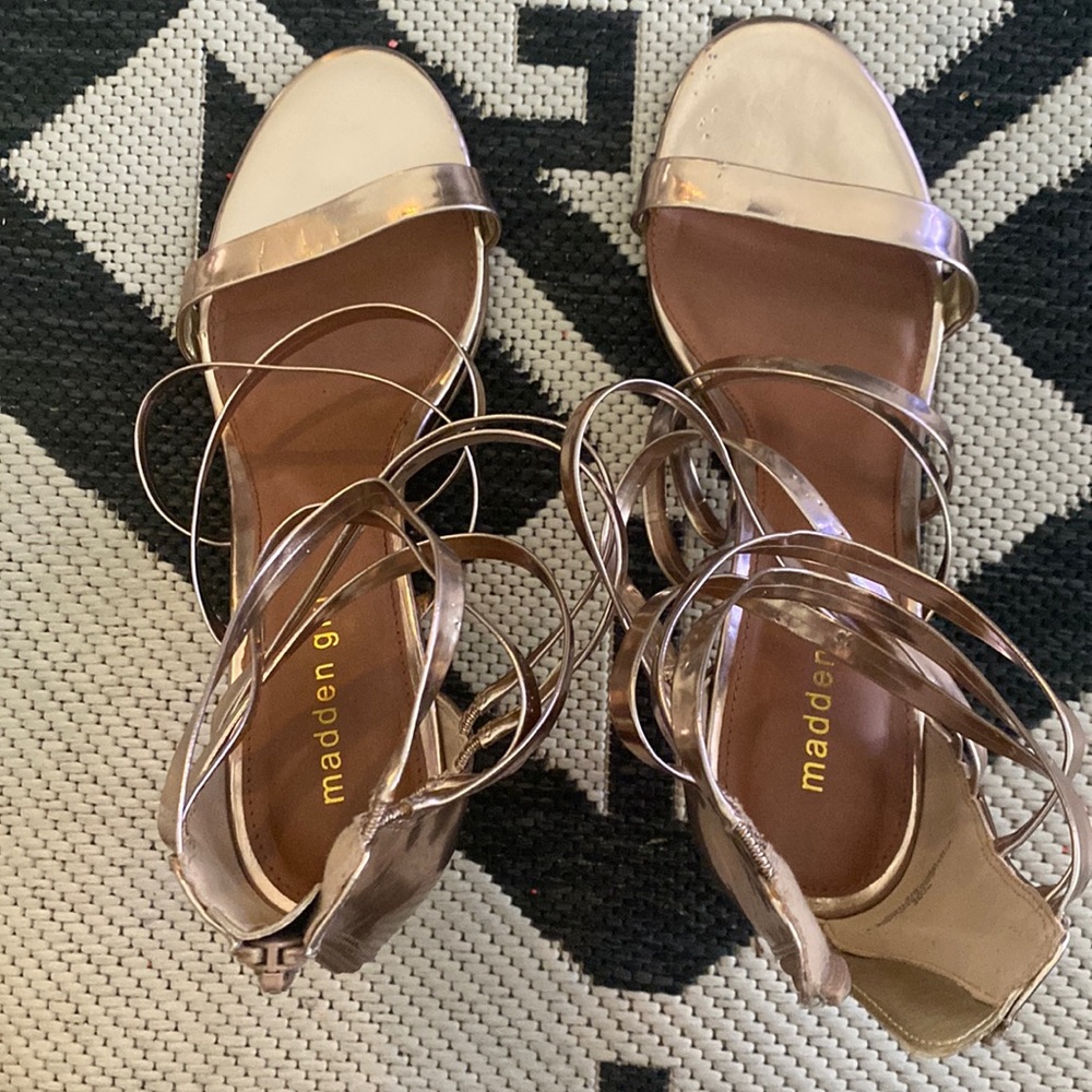 Rose Gold high heels